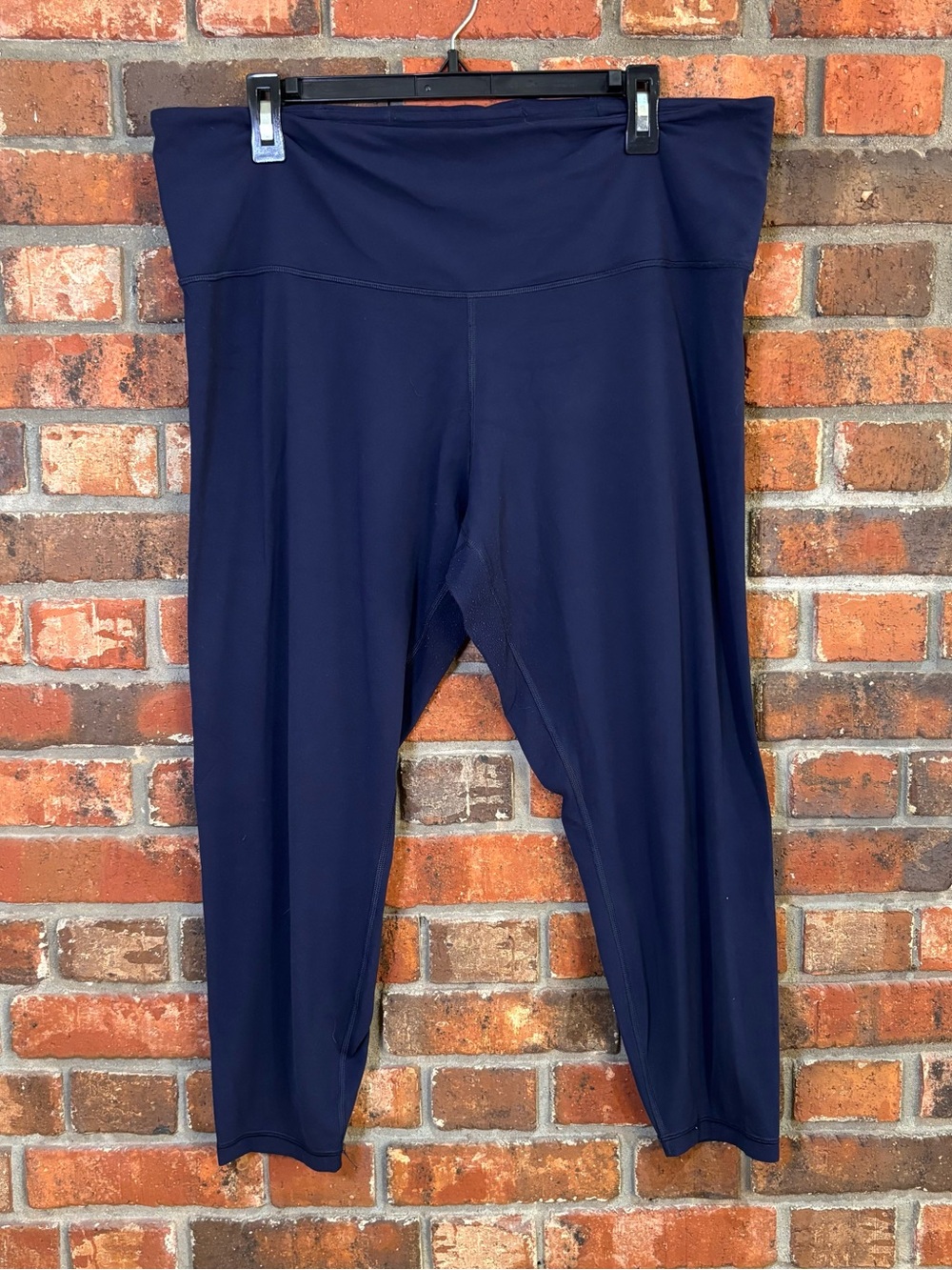 Athleta womens ultra high rise elation 7/8 tight leggings blue 2X